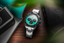 HILLI premium watch with green panda illustration on dial