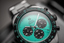 Luxury HILLI watch featuring green panda dial artwork